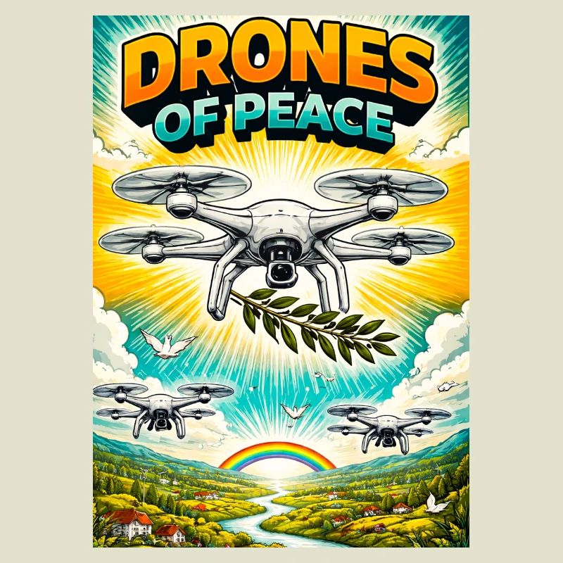 Drones de la Paix Vol Olive