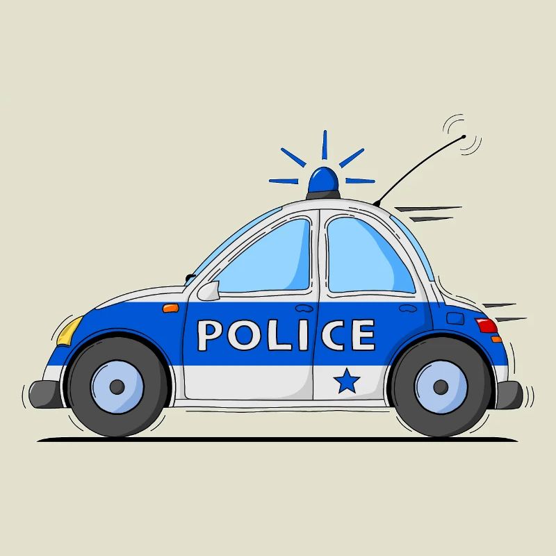 Polizeiauto Police Blau