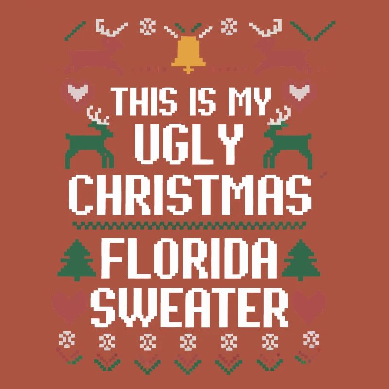 Pull de Noël laid de Floride