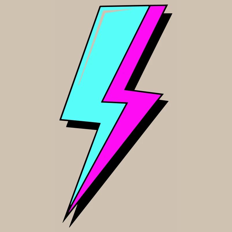 Psychedelic Neon Lightning