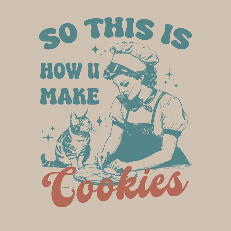 C’est donc comme ça que vous faites des biscuits chat mignon