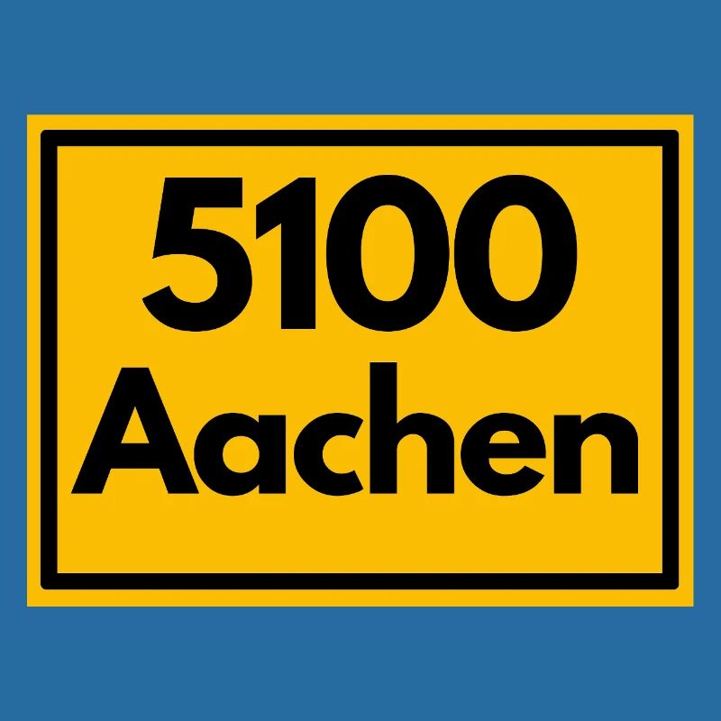OLD POSTCODE POSTCODE RETRO 5100 AACHEN DREILÄNDER
