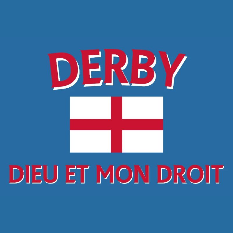 Conception du drapeau de l’Angleterre Derby