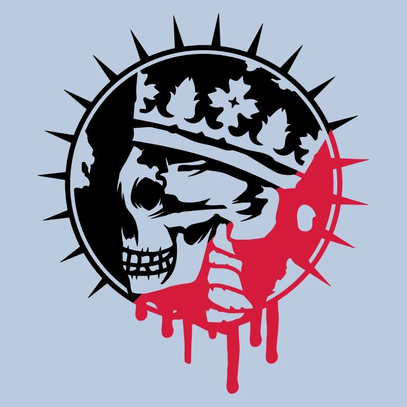 Skull with Crown Graffiti Patch