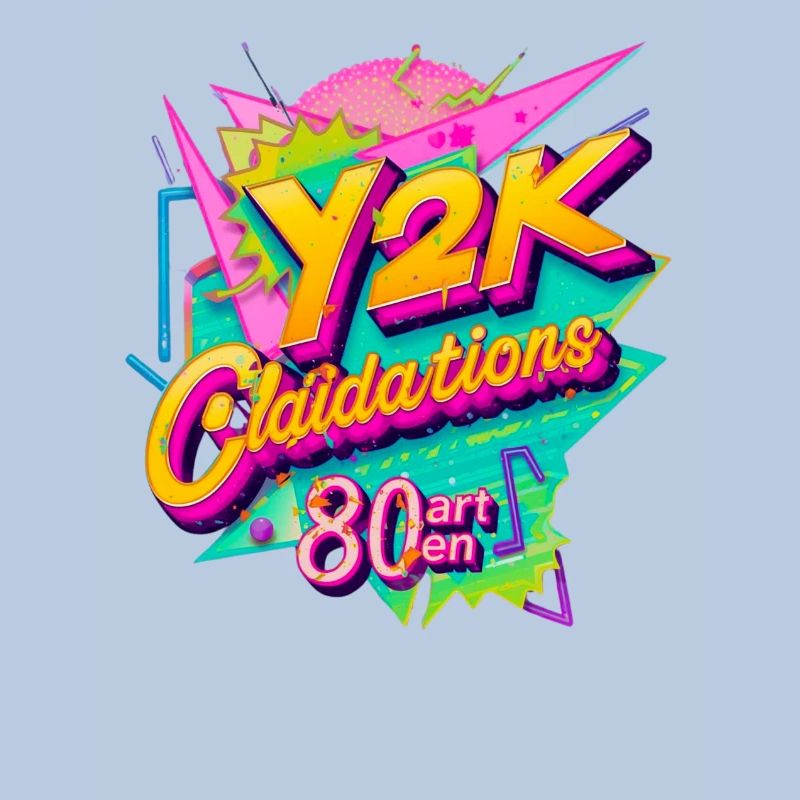Conception de célébration rétro Y2K