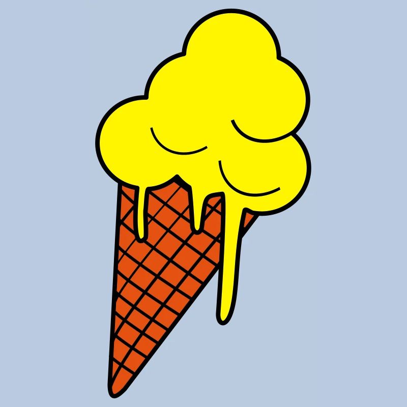 Schmelzendes Eis  Pop Art