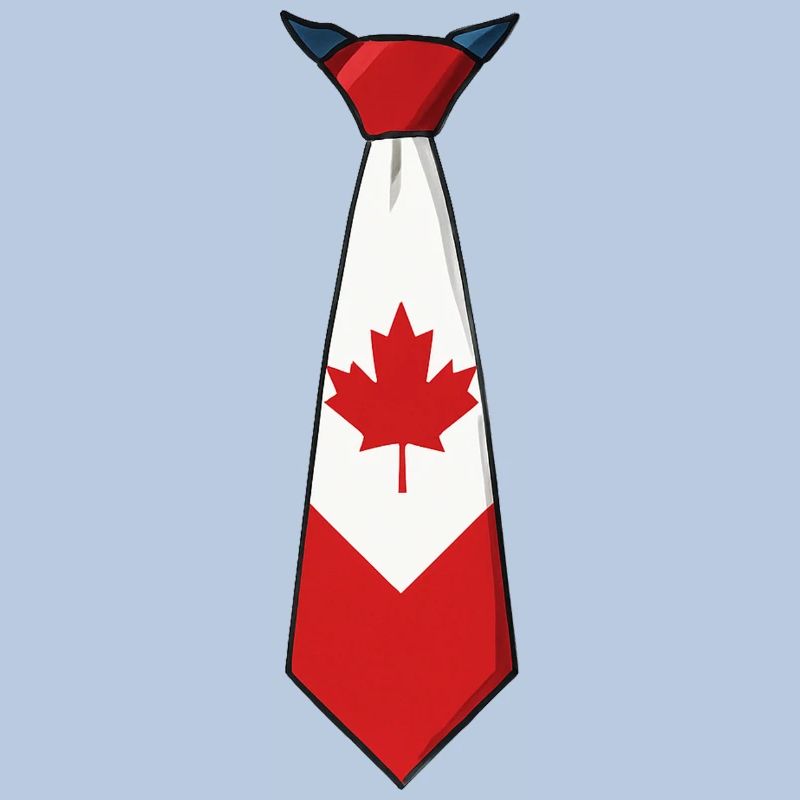 Cravate Canada – Drapeau