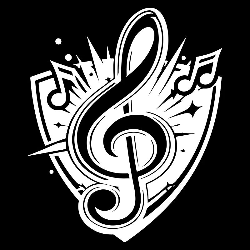 clef music logo