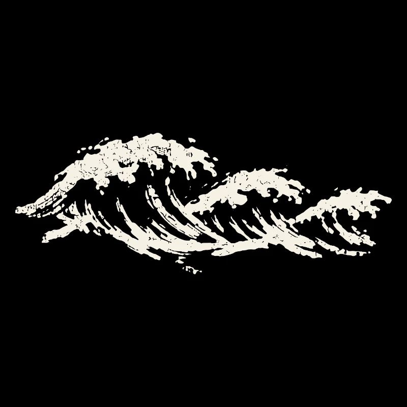 Ocean Waves - Graphismes minimalistes