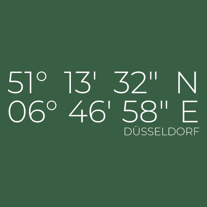 Coordinates Dusseldorf