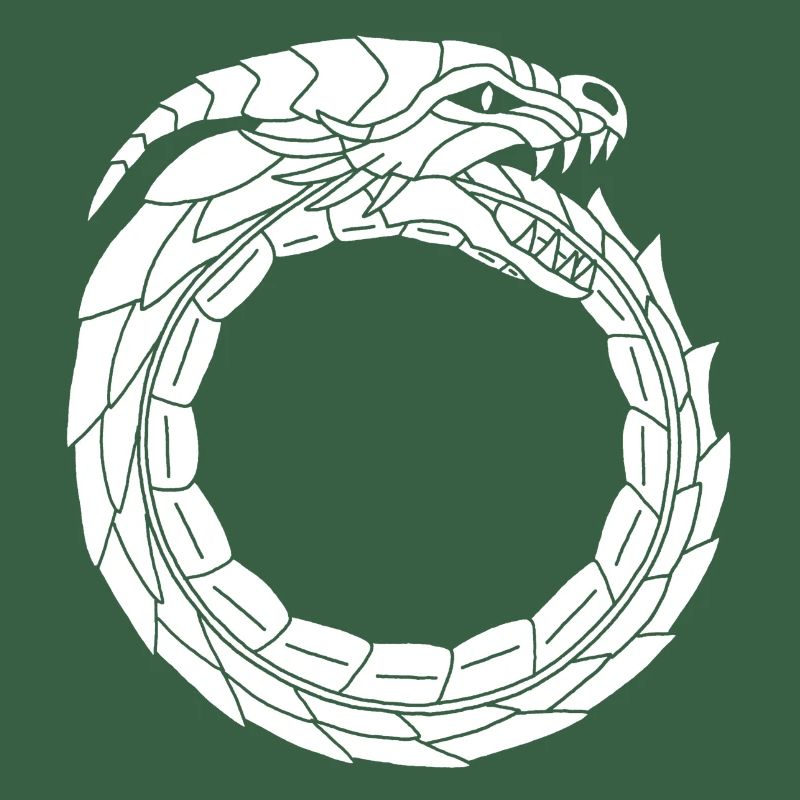 Dragon blanc dévoreur