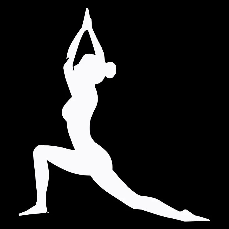 Posture de yoga Silhouette Équilibre de la force