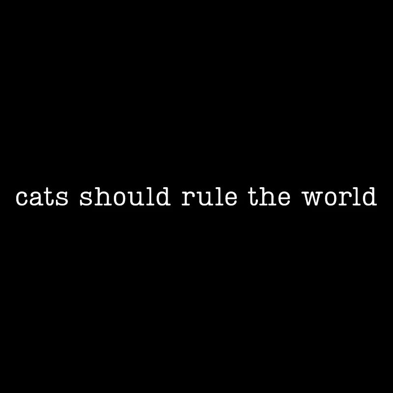 Les chats devraient dominer le monde