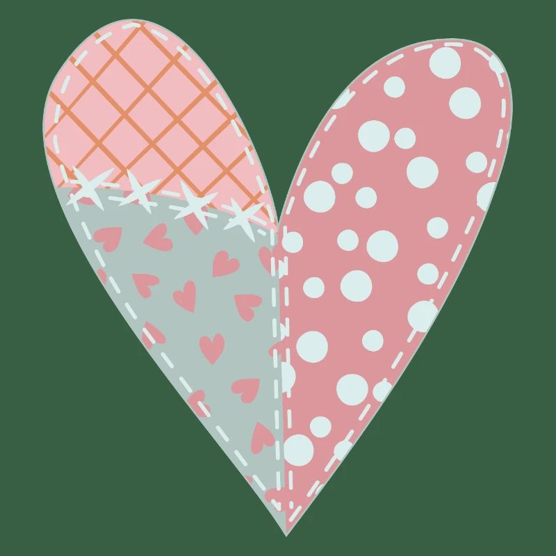 Patchwork Herz Nr. 6
