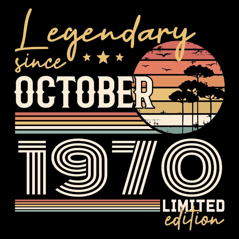 October 1970 Gift - Awesome Since October 1970