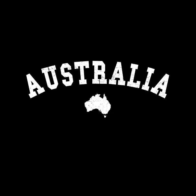 Australia Arc Contour Map