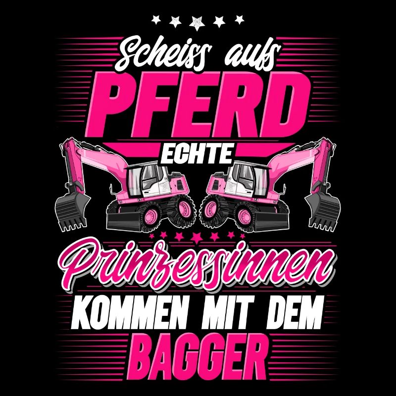 Baggerfahrerin