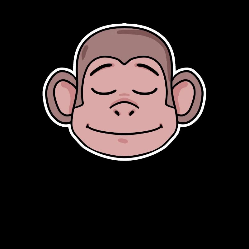 Affe Kopf Tier