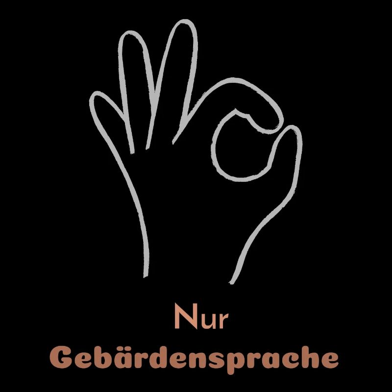 Sign language only