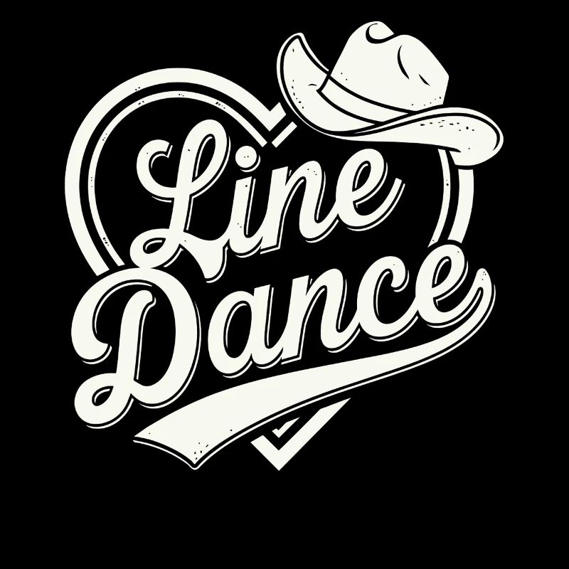 Conception de cow-boy de danse en ligne