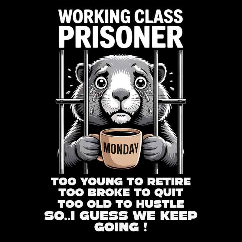 Monday Trapped Work Funny Work Outfit