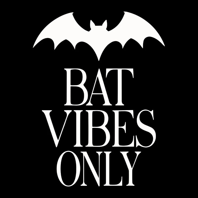 Fledermaus-Vibes Only – Goth-Statement