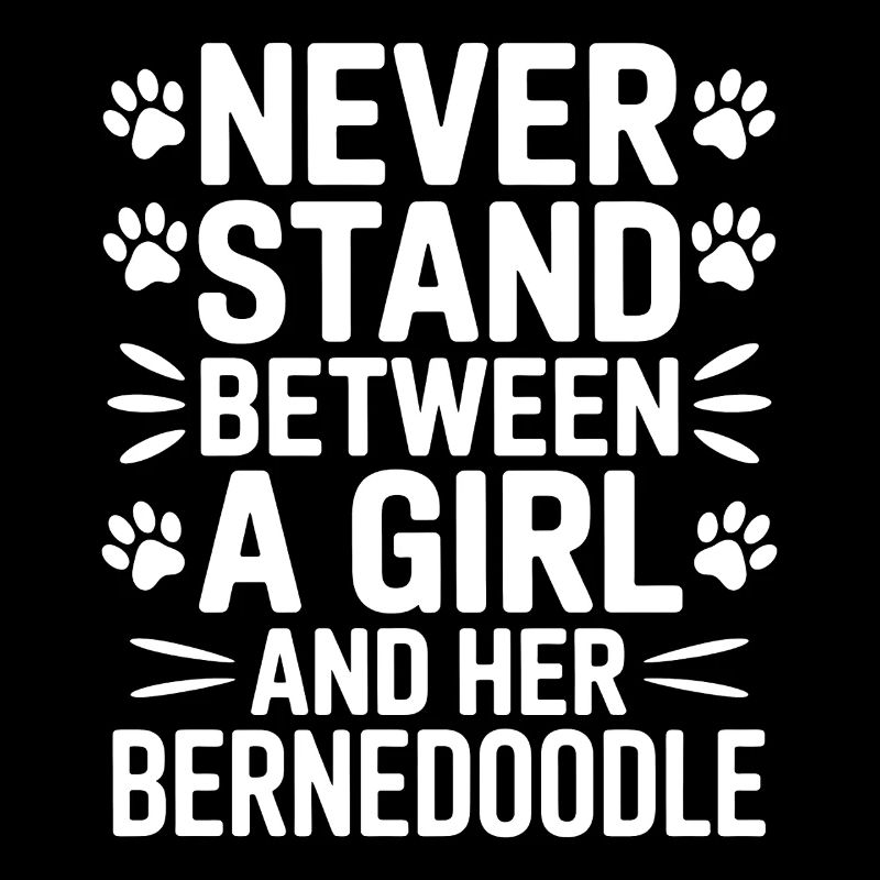 Bernedoodle Spruch Mädchen Bernedoodle Geschenk