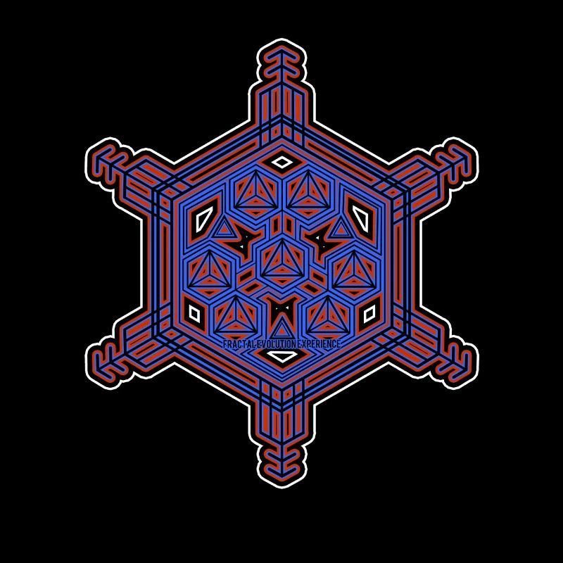Fraktal Evolution Experience Stern Hexagon Muster