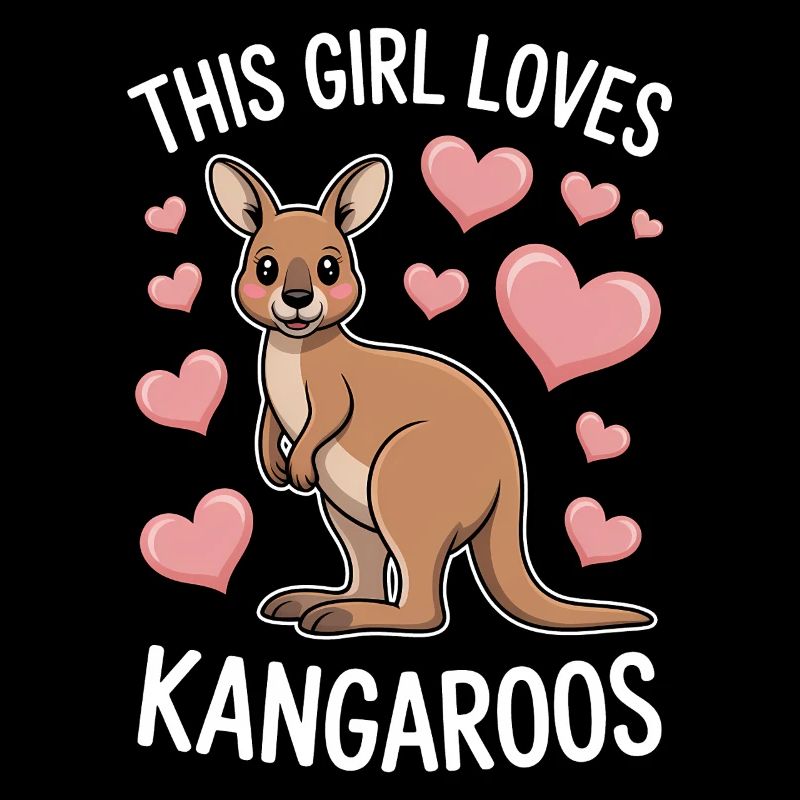 Kangaroo Spruch Mädchen Lustige Kangaroo Geschenk