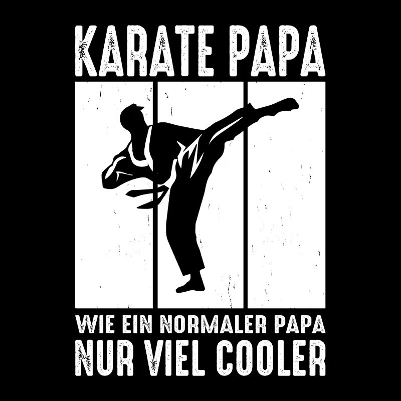 Papa de karaté comme un papa normal, mais bien plus cool