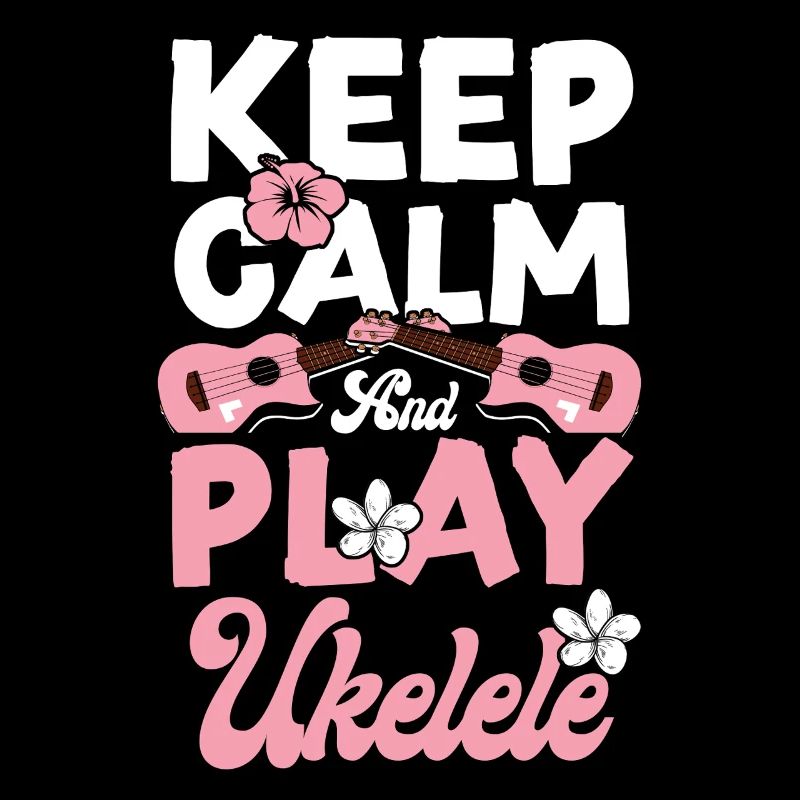 Ukulélé hawaïen ukulélé Keep Calm &