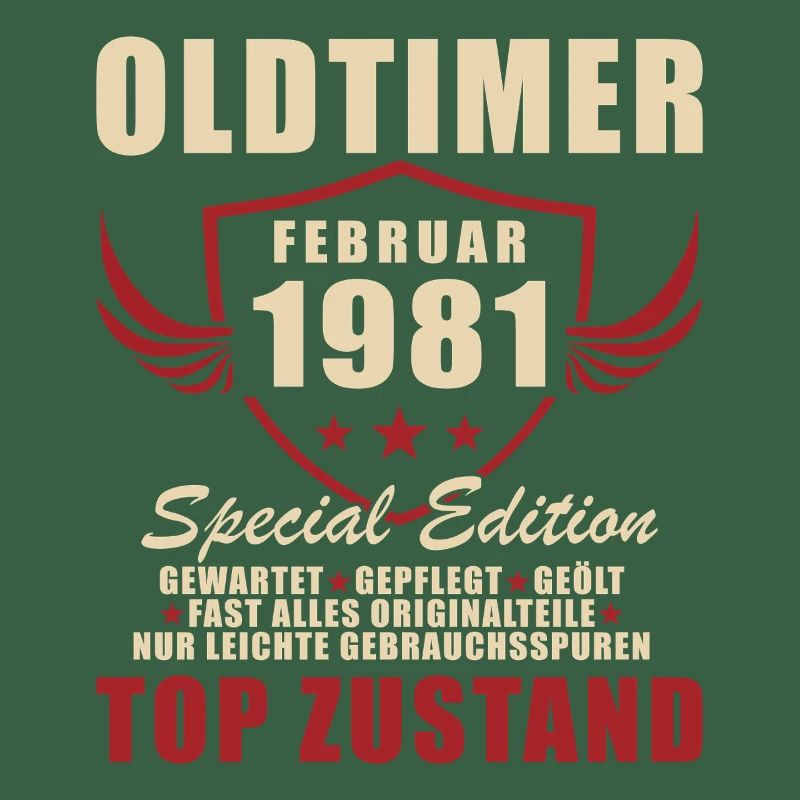 Februar 1981 Geburtstag Oldtimer 1981