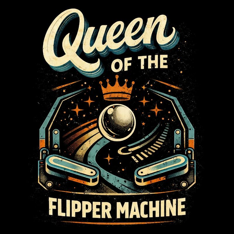 Joueuse de flipper, Reine de la machine à flipper,