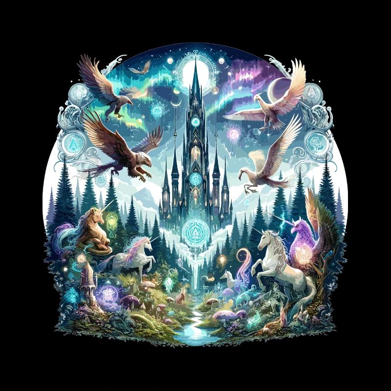 Enchanted Tower Forest Dream