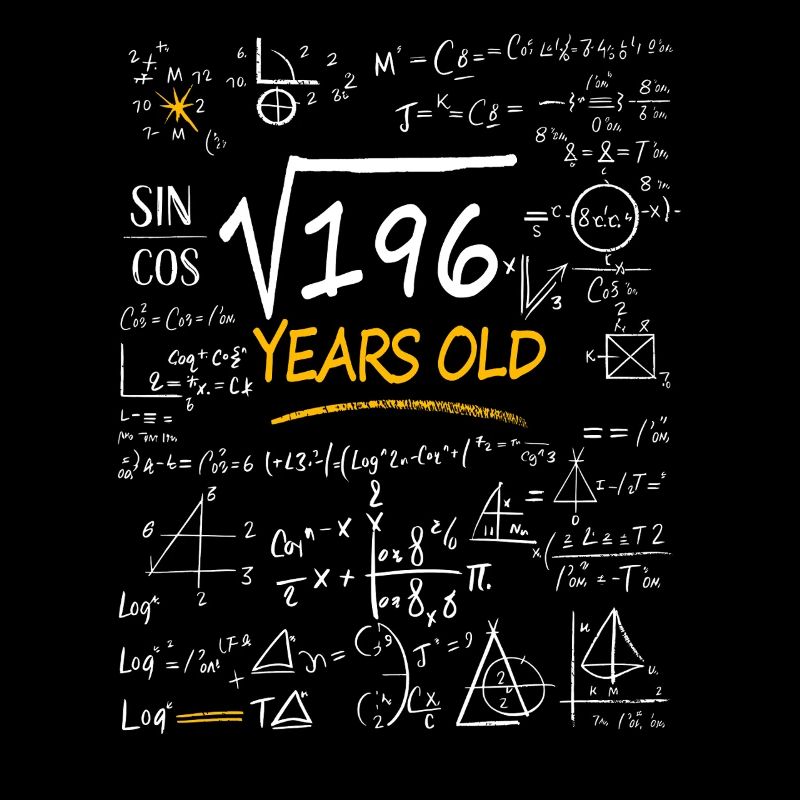 14 Years Birthday Math Formulas Funny