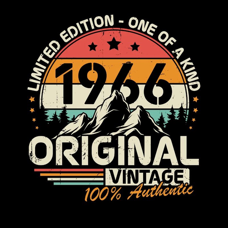 Cadeau d’anniversaire original vintage de 1966