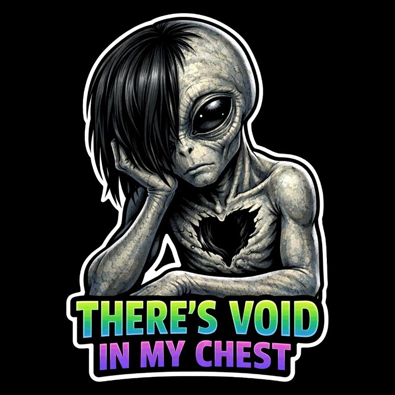 Amant des extraterrestres, Alien drôle, Extraterrestre mignon, Emo,