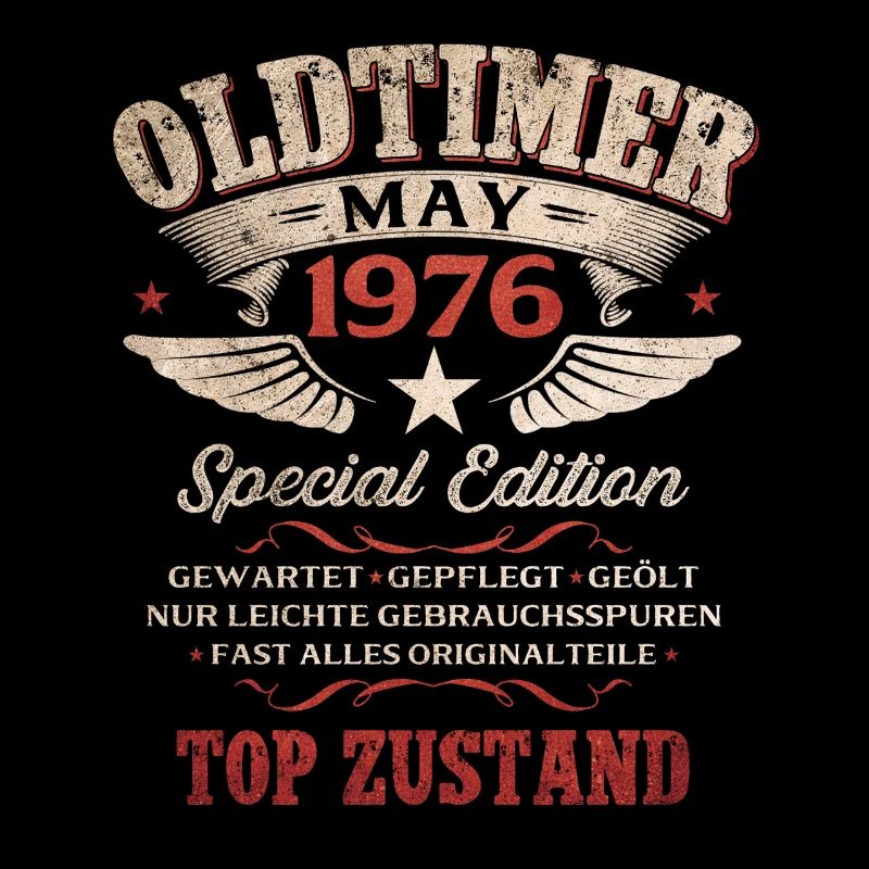 50. Geburtstag Geschenk Mann Oldtimer Mai 1976