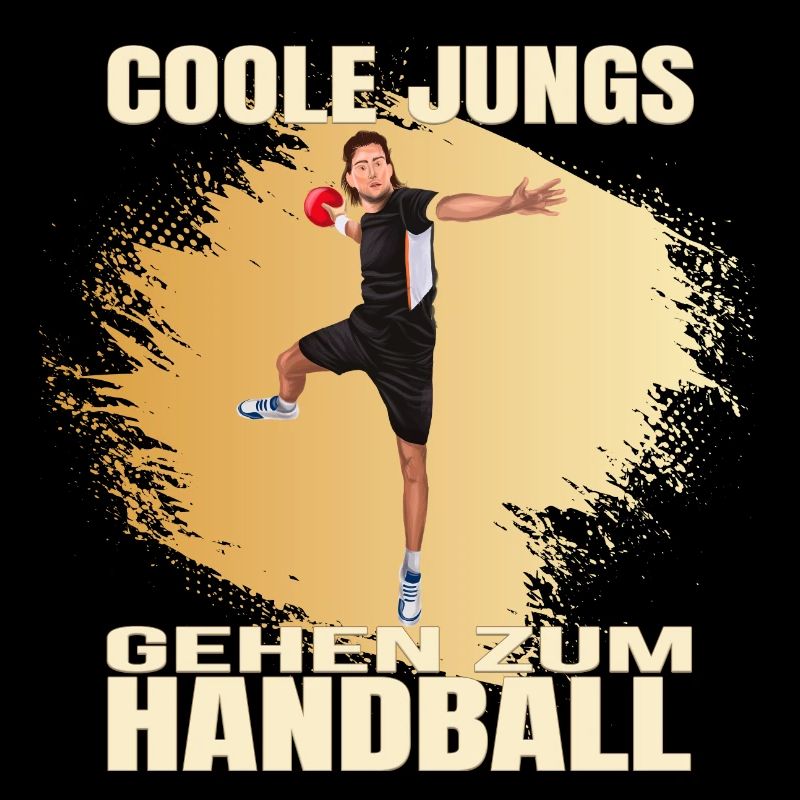 Coole Jungs gehen zum Handball