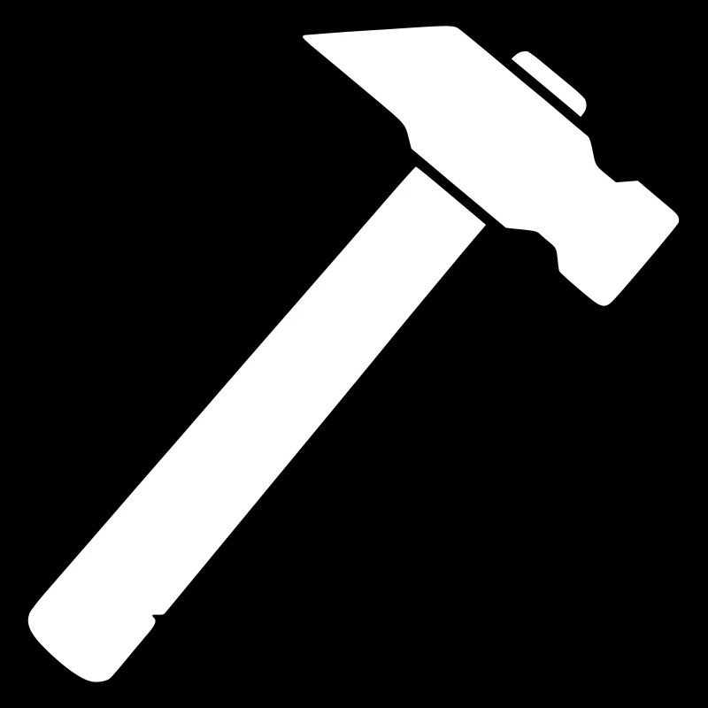 Hammer Tool Craft Icon Vector