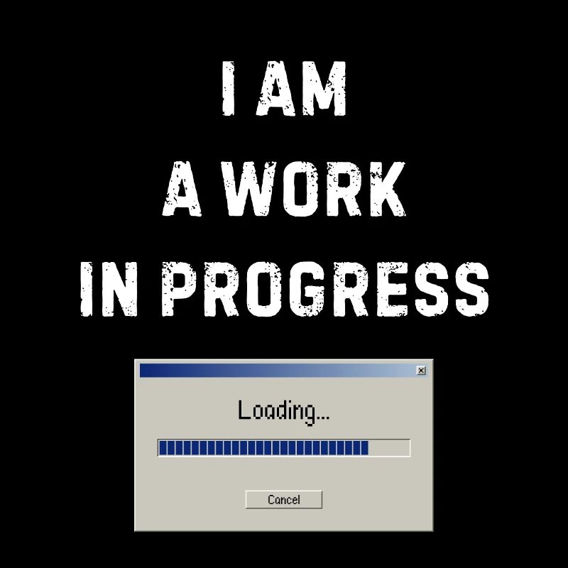 Work in progress – Loading bar - Travail bureau
