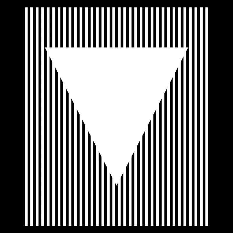 triangle and lines geometric design