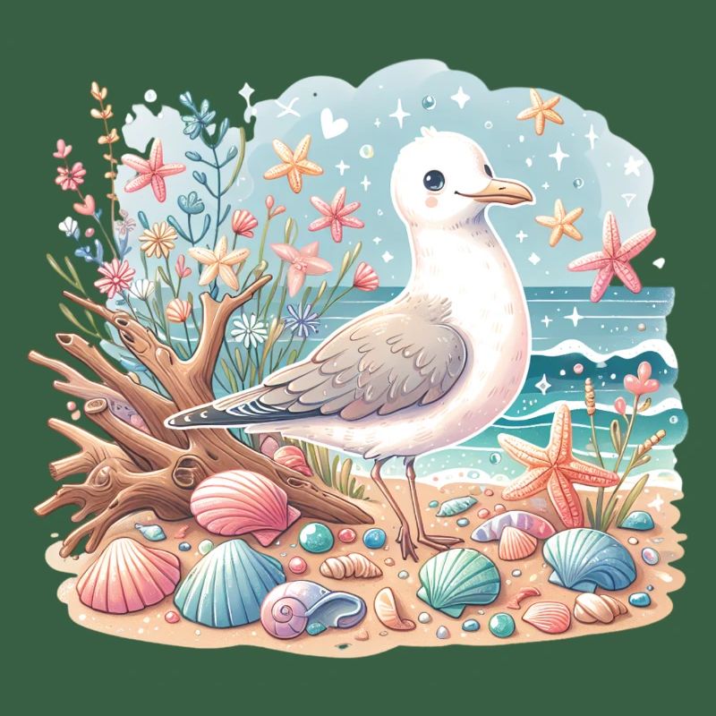 Seagull Beach Shells Maritime Coast