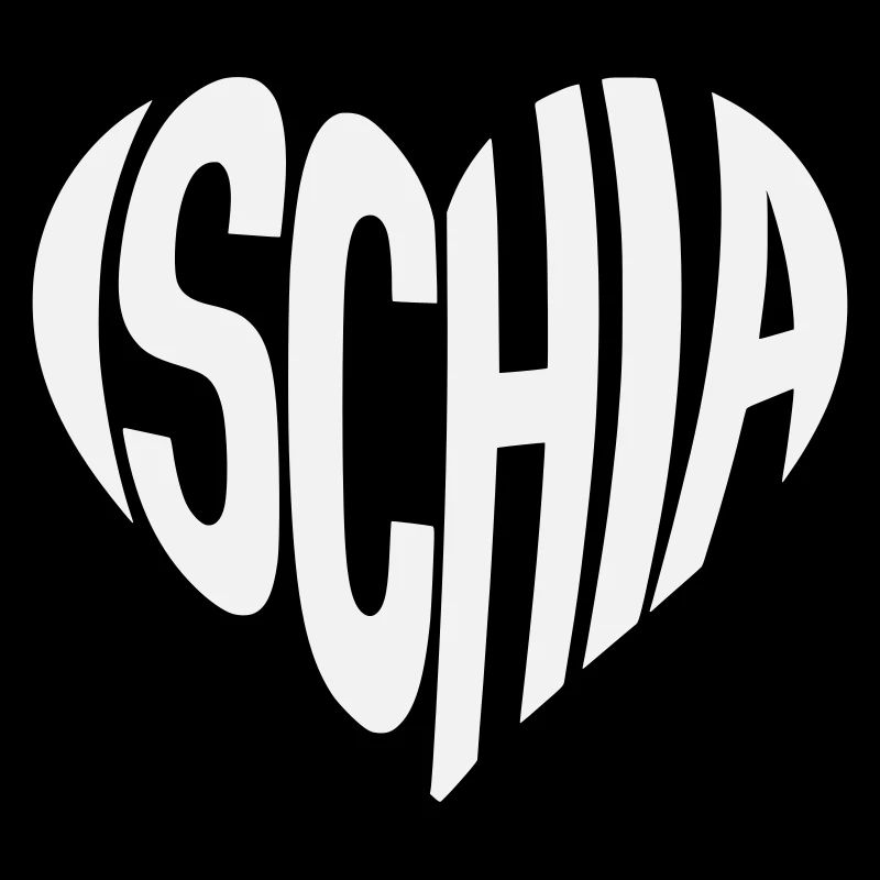 Ischia Heart Shape Typo
