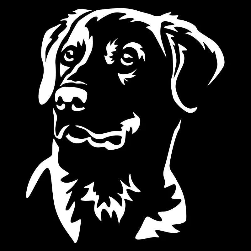 Labrador Kopf "Black Edition"