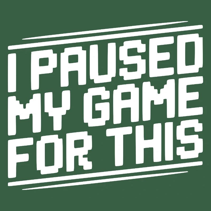 J’ai mis mon jeu en pause pour cela