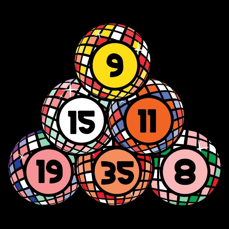Bingo Game Bingo Balls Stack Bingo