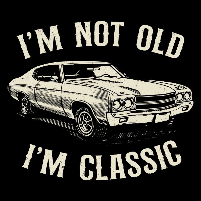 Ich bin nicht alt, ich bin Oldtimer-Papa-Humor
