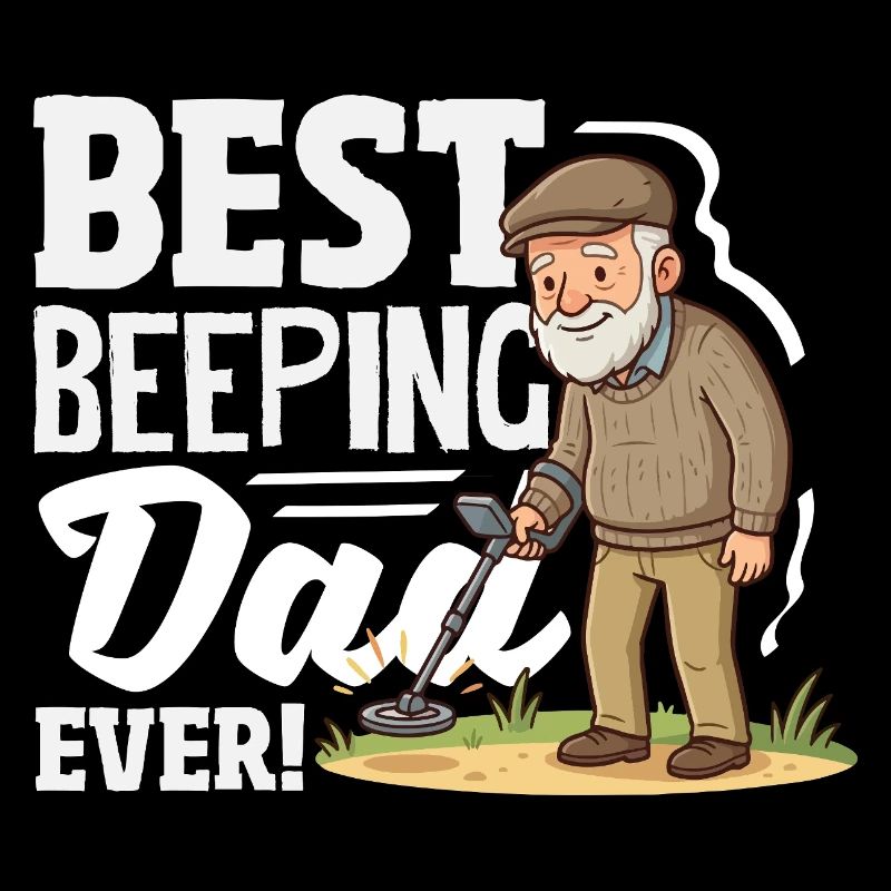 Best Beeping Dad Detectorist Saying
