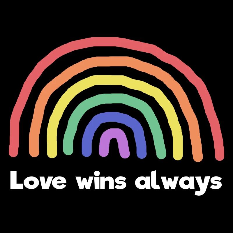 Rainbow Love Statement Peace World Peace